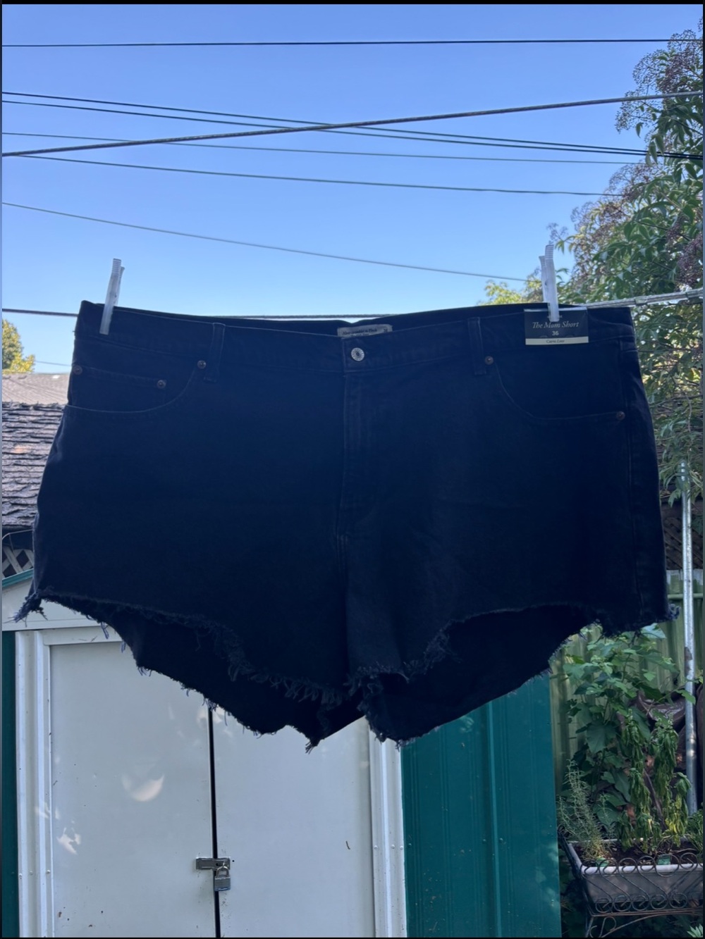 abercrombie mom shorts size 36
